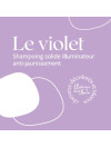 shampoing solide anti-jaunissement cheveux blonds gris pigments violets Autour du Bain