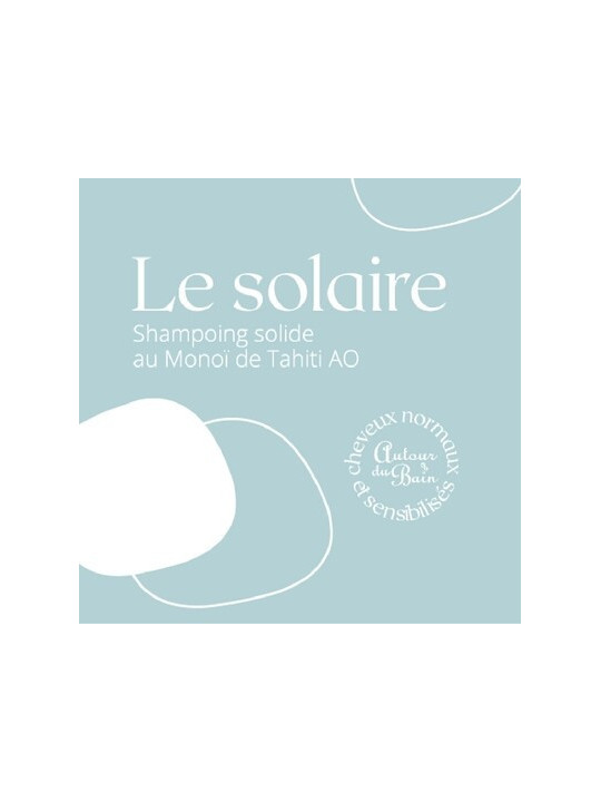 Shampoing Solide Cheveux Secs & Sensibilisés à l'Huile de Monoï