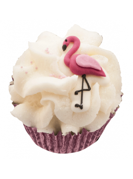 Triple Cupcake Flamingo