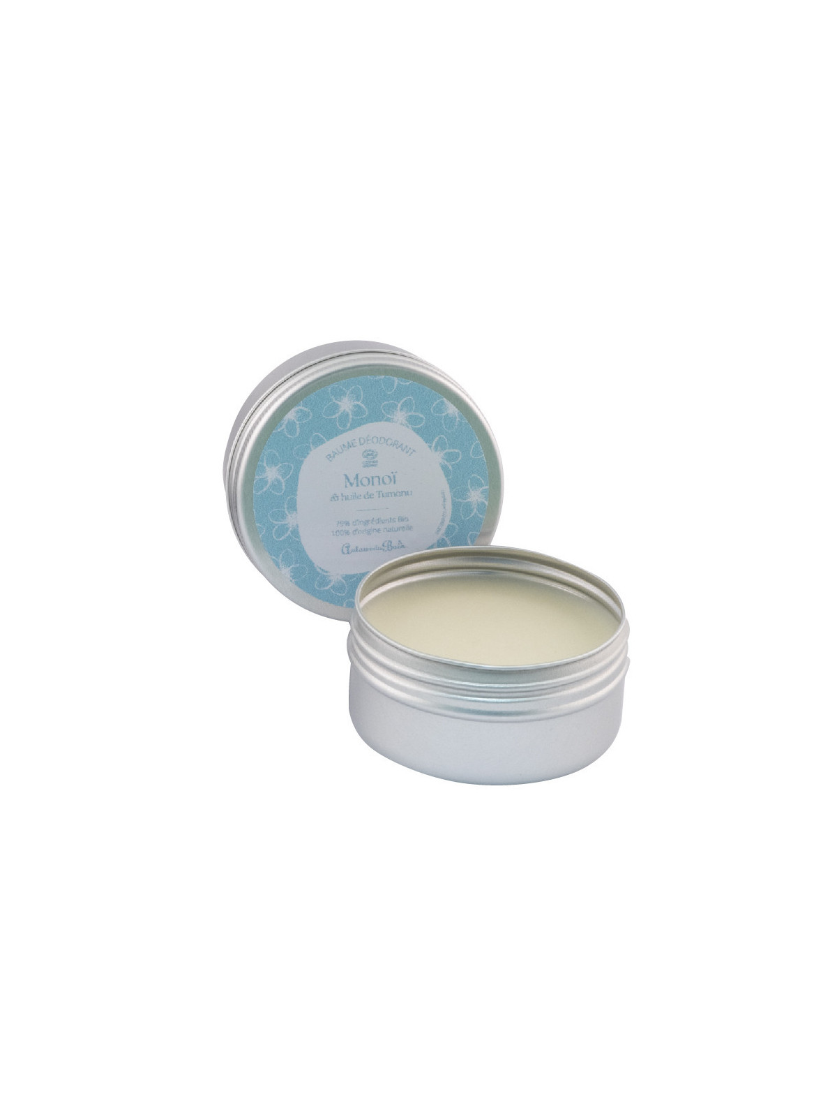 Baume déodorant Monoï de Tahiti AO, 50ml en boîte alu