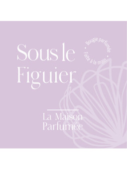 Bougie parfumée Sous le Figuier, 40 heures