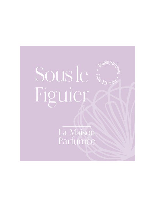 Bougie parfumée Sous le Figuier, 40 heures