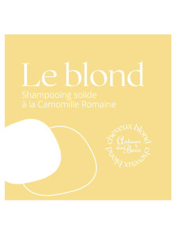 Shampoing Solide Cheveux Blonds à la Camomille Romaine : Le Blond