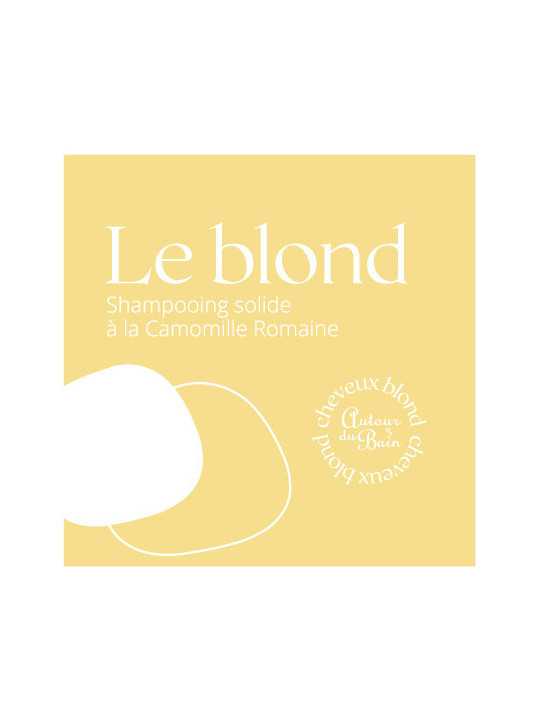 Shampoing Solide Cheveux Blonds à la Camomille Romaine : Le Blond