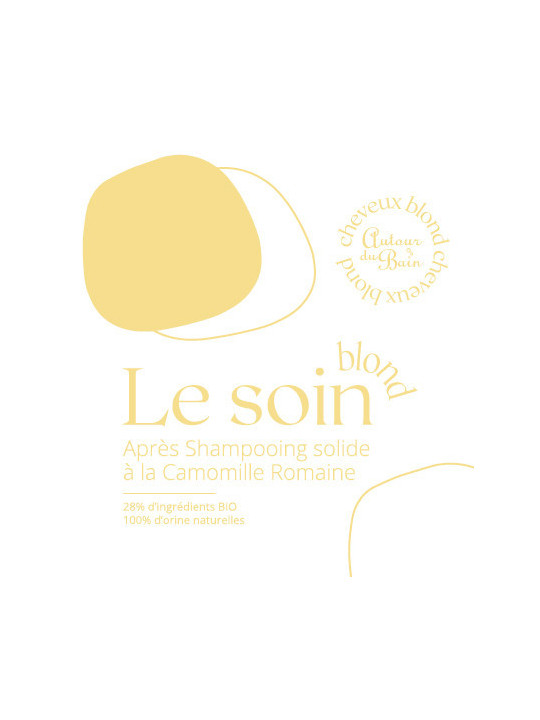 Le soin après shampoing naturel "Le Blond", 65g en boîte carton