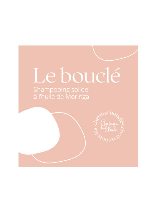 Shampoing Solide Cheveux Bouclés, Frisés ou Crépus à l'Huile de Moringa : "Le Bouclé"