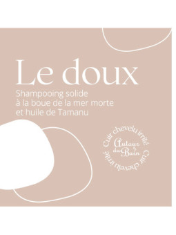 Shampoing Solide Cuir Chevelu Sensible à la Boue de la Mer Morte : Le Doux