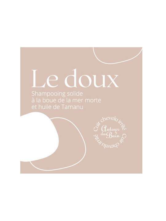 Shampoing Solide Cuir Chevelu Sensible à la Boue de la Mer Morte : Le Doux