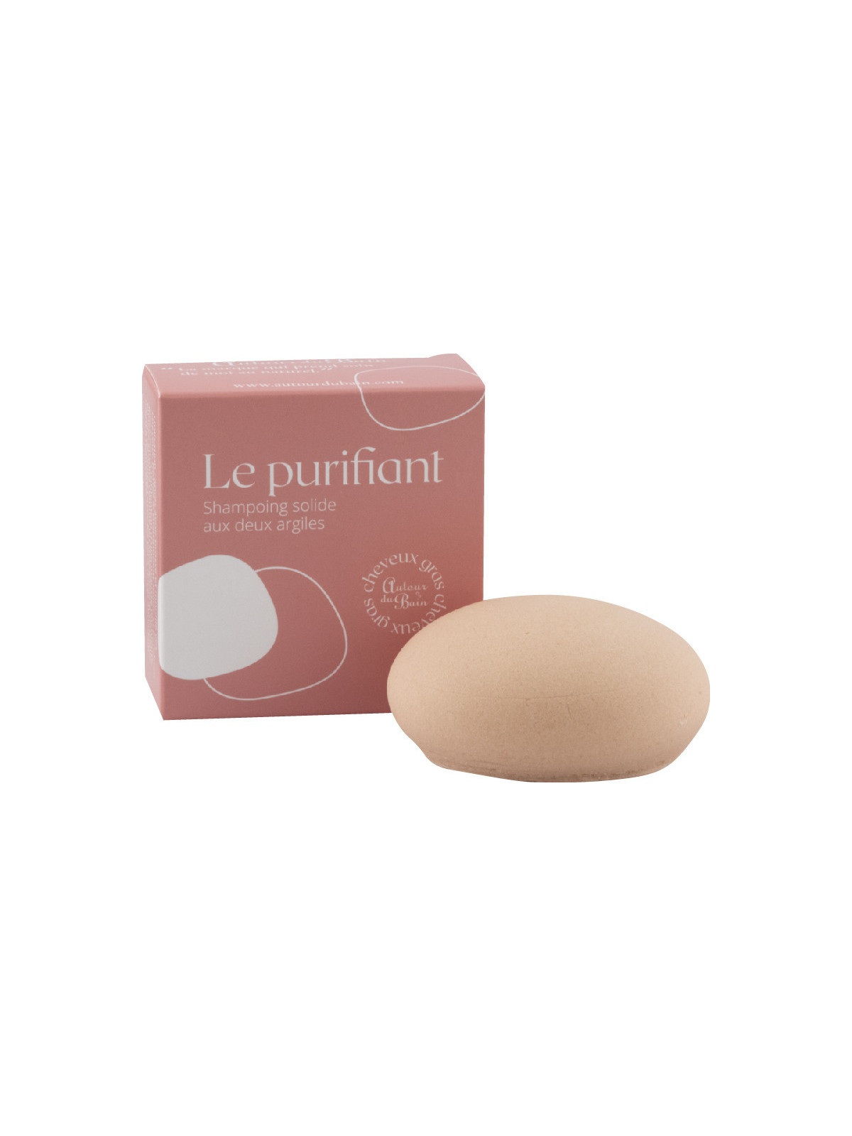 Shampoing Solide Cheveux Gras aux Deux Argiles : Le Purifiant