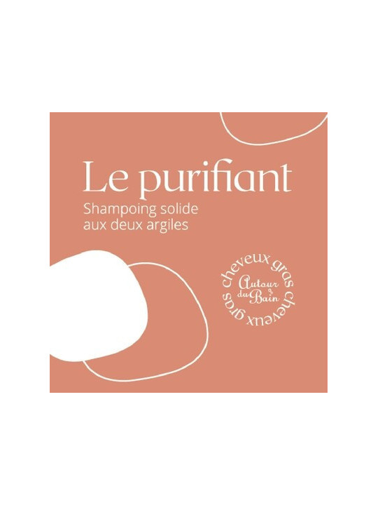 Shampoing Solide Cheveux Gras aux Deux Argiles : Le Purifiant