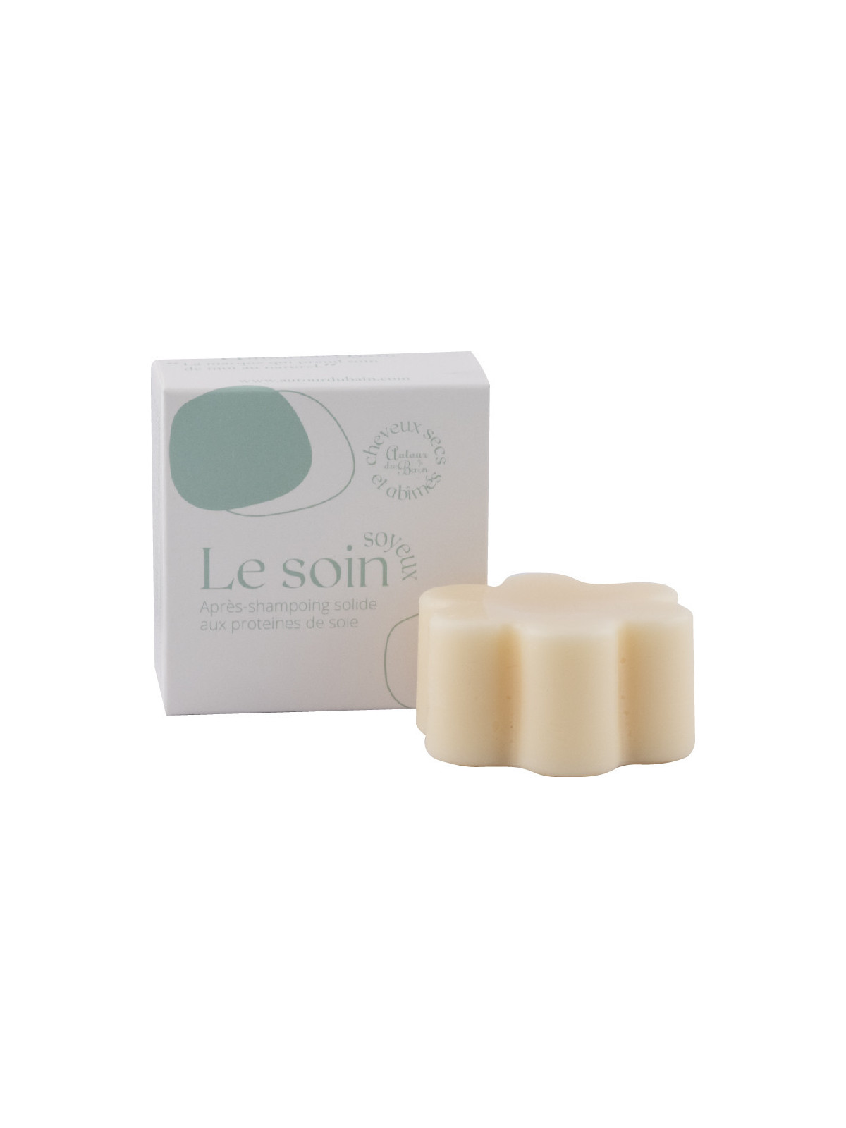 Soin après shampoing solide "Le Soyeux" aux protéines de soie