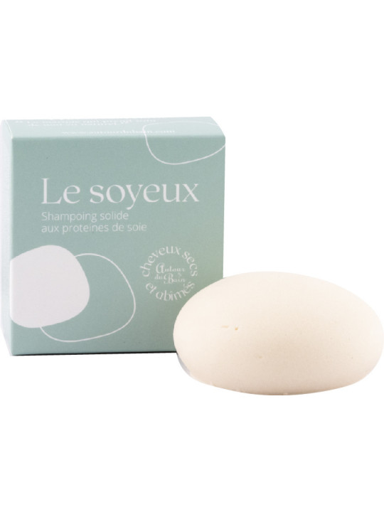 Pochon Duo Le Soyeux aux protéines de soie (Shampoing & Soin solides)