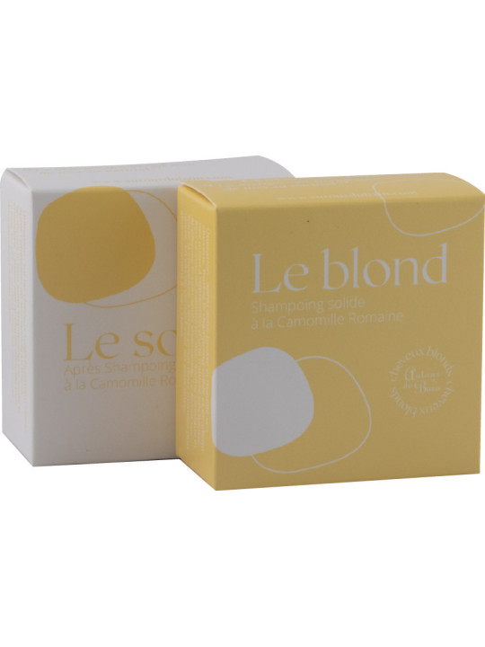 Pochon Duo Le Blond à la Camomille Romaine (Shampoing et Soin solides)