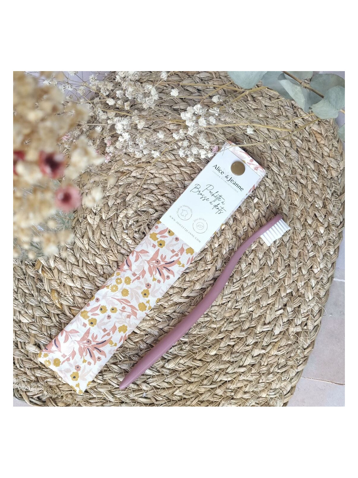Pochette brosse à dent Leontine