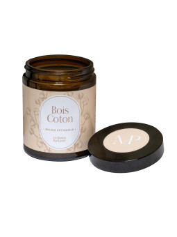 Bougie Parfumée Bois Coton 140gr.