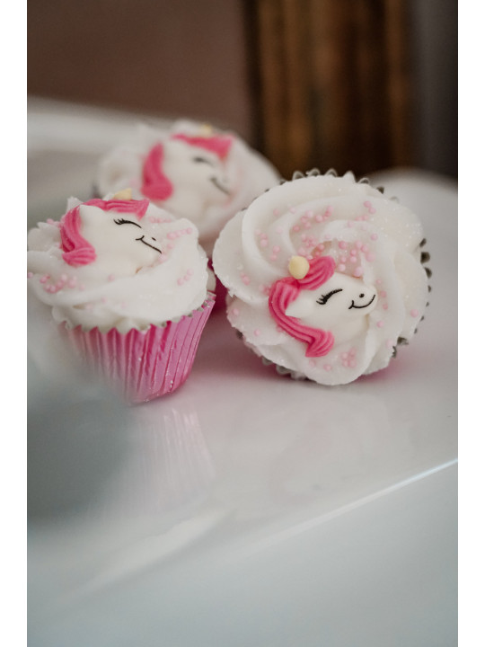 Mini Cupcake Bain/Douche Licorne