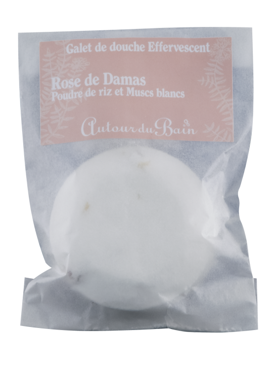 Galet de douche Rose de Damas - 40g