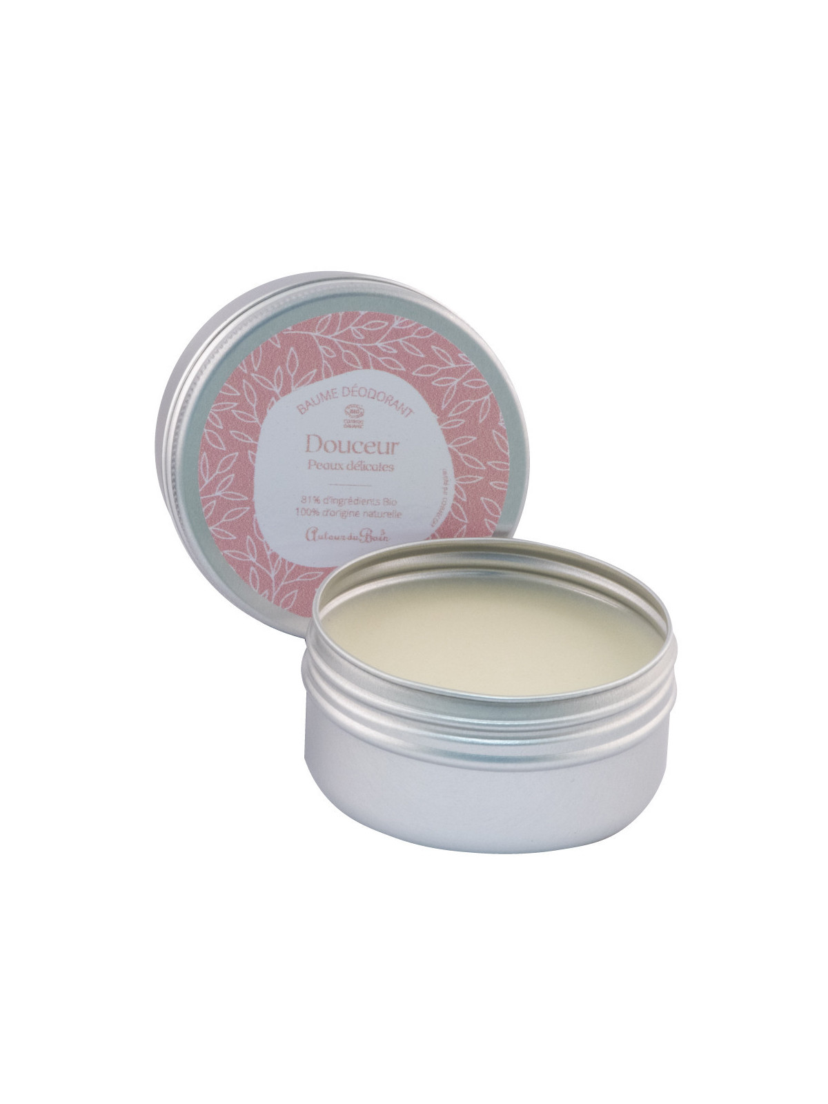 Baume déodorant Douceur, 50ml en boîte alu