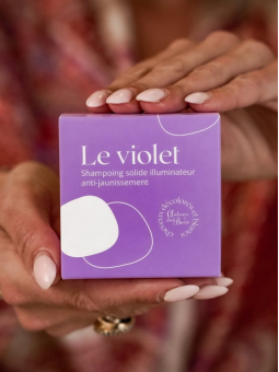 Shampoing Solide Anti-Jaunissement Cheveux Blonds ou Gris - Le Violet