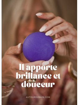 Shampoing Solide Anti-Jaunissement Cheveux Blonds ou Gris - Le Violet