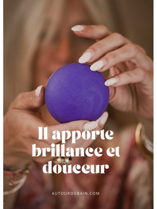 Shampoing Solide Anti-Jaunissement Cheveux Blonds ou Gris - Le Violet