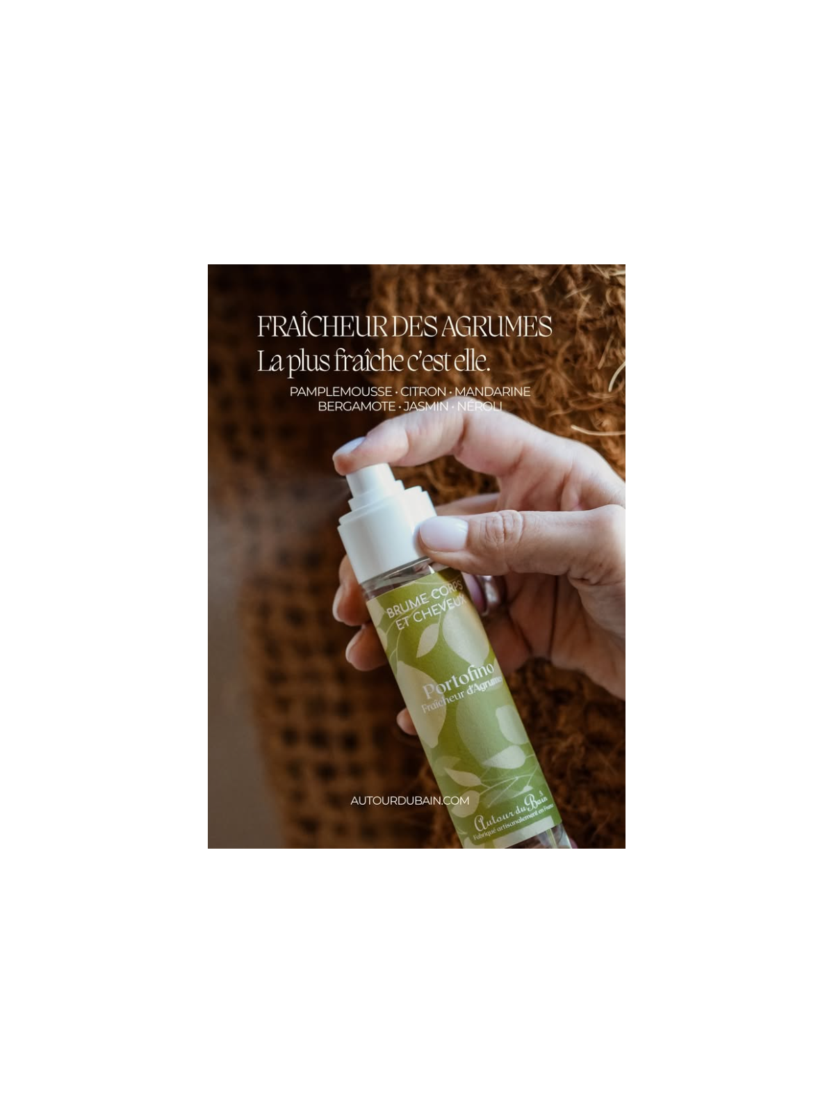 Brume Parfumée Corps et Cheveux PORTOFINO