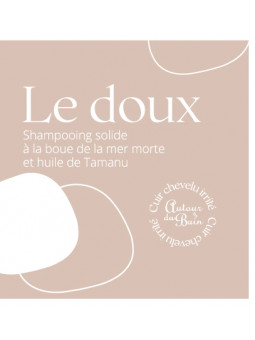 Shampoo solido per cuoio capelluto sensibile alla fango del Mar Morto