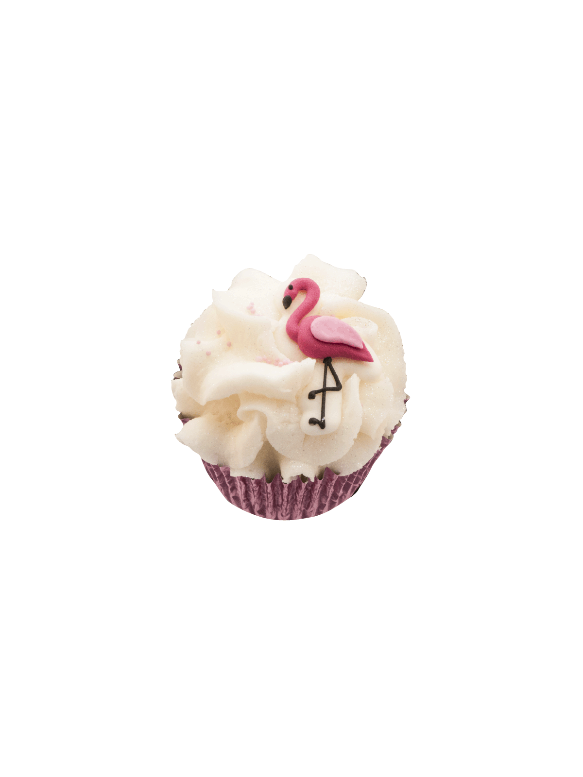 Triple Cupcake Flamingo